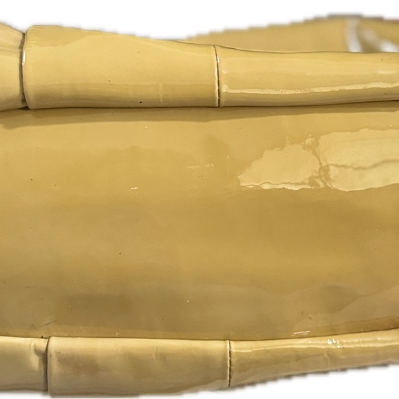 Vintage COACH Patent Leather Satchel | Handbag | Golden Mustard Yellow 🔥🔥 - Picture 8 of 16